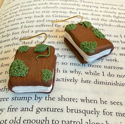 Book Earrings