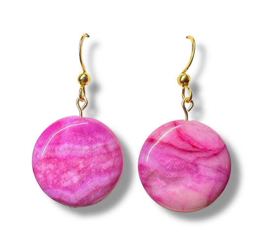 Lace Agate Earrings