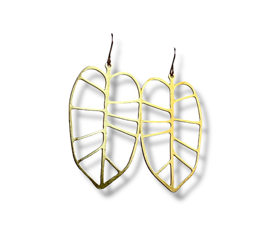 Monstera Leaf Earrings