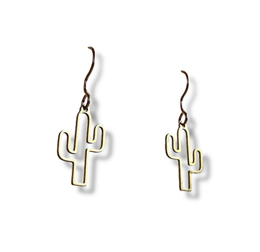 Mini Cactus Earrings