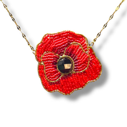 Poppy Beaded Necklace