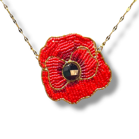 Poppy Beaded Necklace
