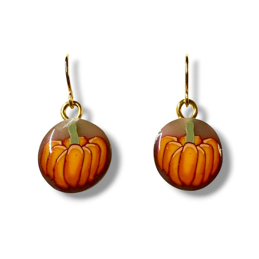 Pumpkin Earrings