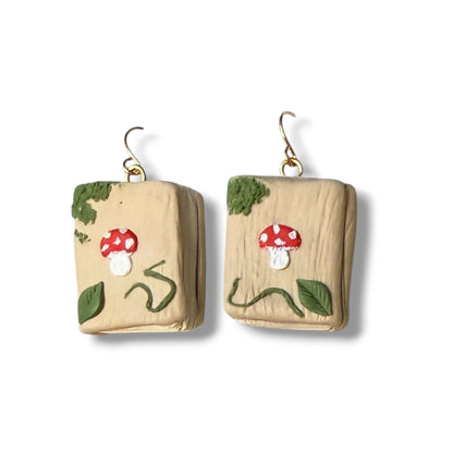 Book Earrings