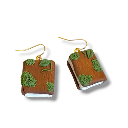 Book Earrings