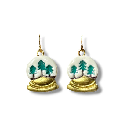 Snow Globe Earrings