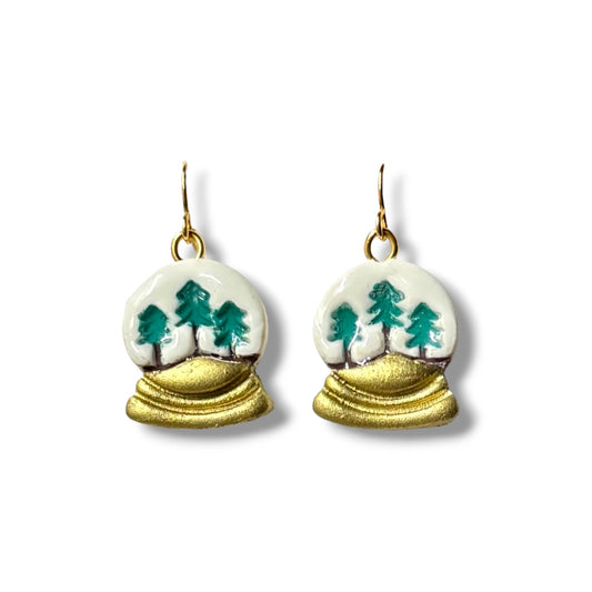 Snow Globe Earrings