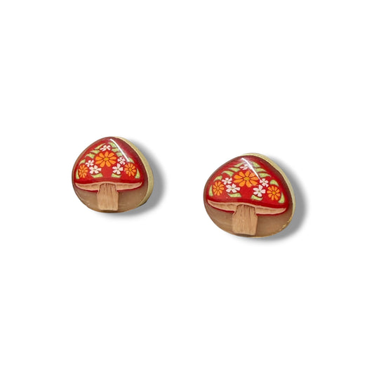 Mushroom Earrings
