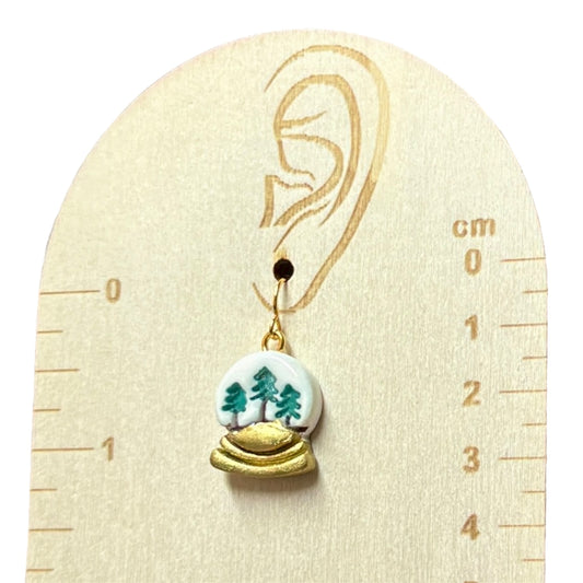 Snow Globe Earrings
