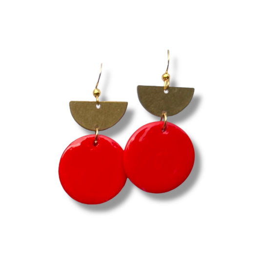 Libby Earrings - Red