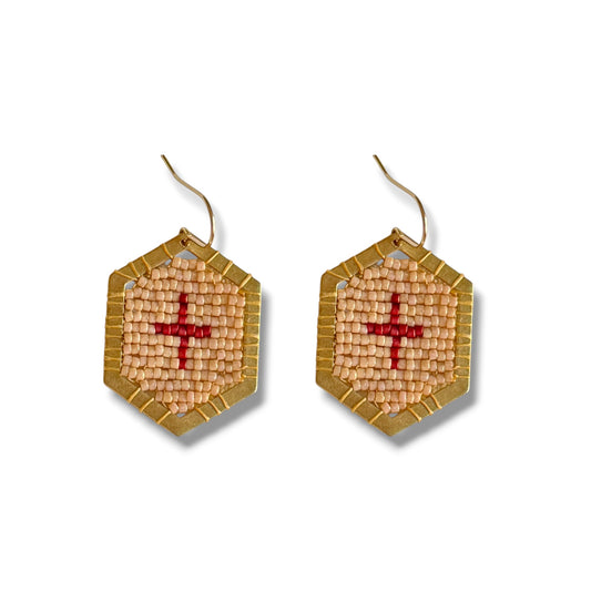 Medieval Beaded Earrings