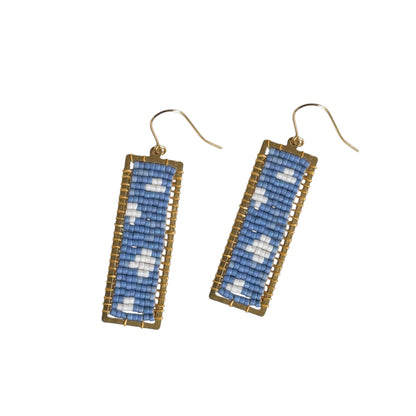 Sky Beaded Earrings