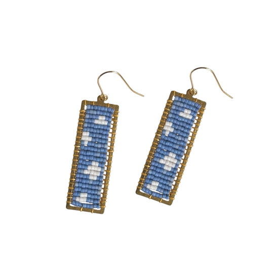 Sky Beaded Earrings