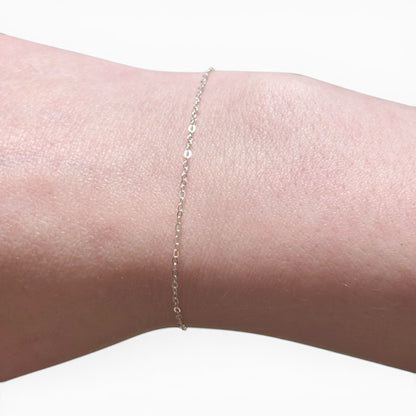 Oval Curb Chain Bracelet