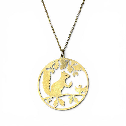 Squirrel Necklace