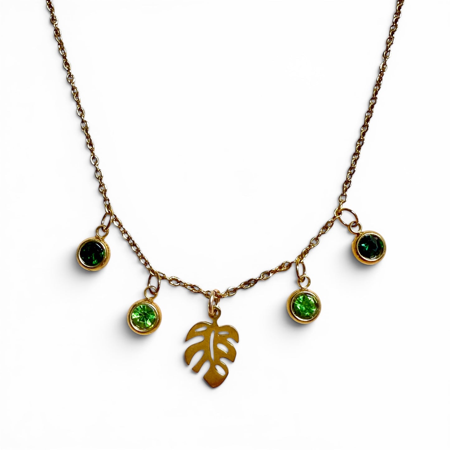 Monstera Leaf Necklace