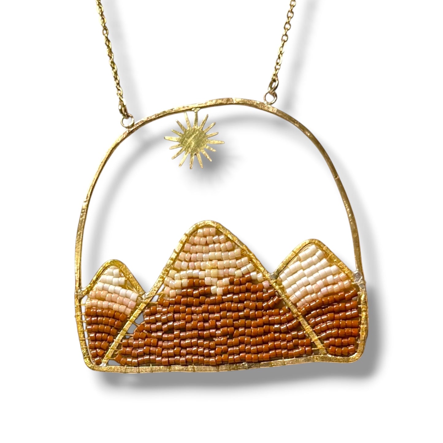 Mountains Beaded Necklace