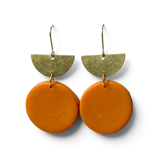 Libby Earrings - Burnt Orange