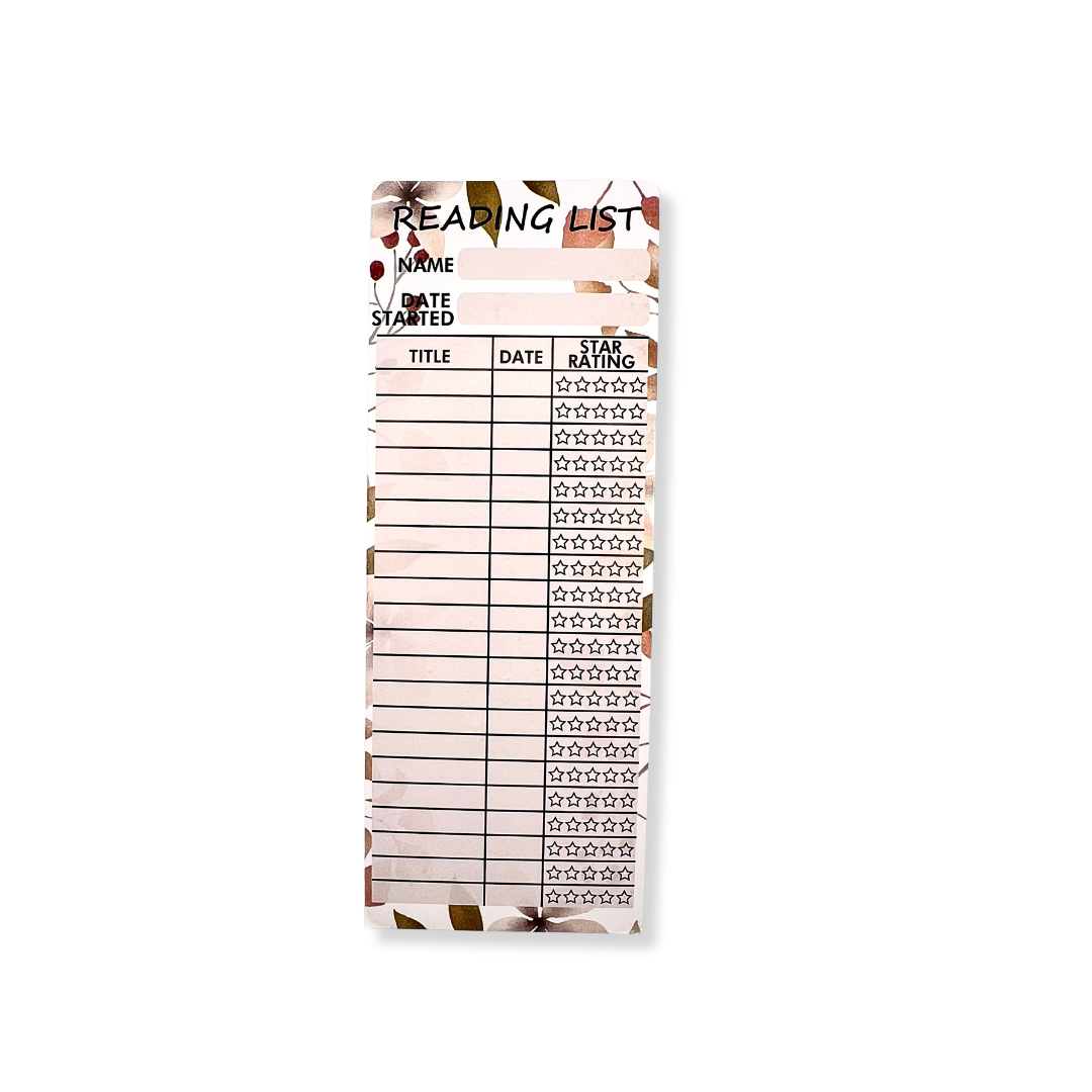 Reading List Bookmark
