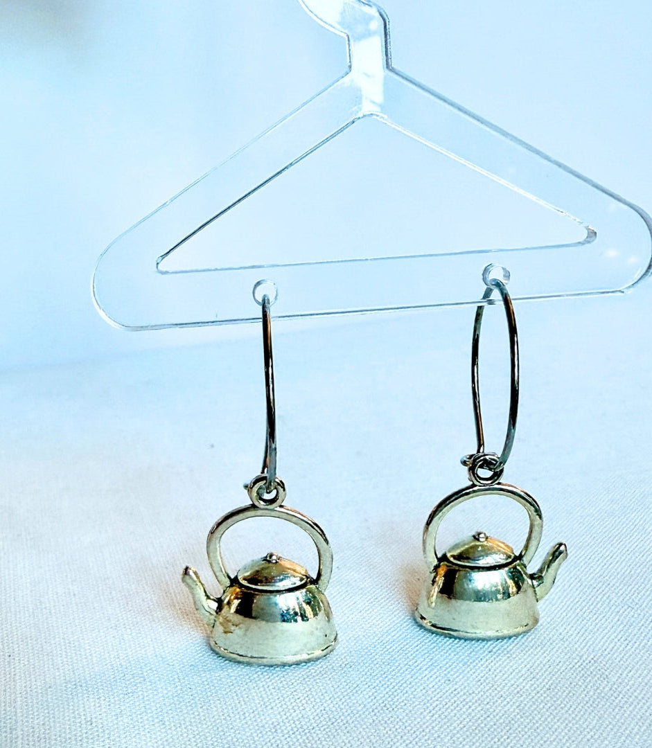 Tea Pot Earrings