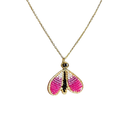 Beaded Butterfly Necklace