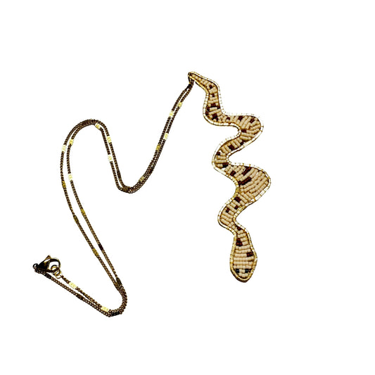 Beaded Snake Necklace