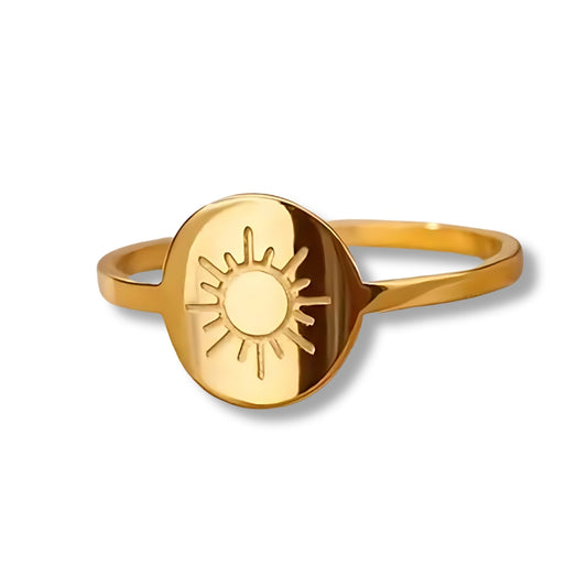 Sun Ring - Gold Plated