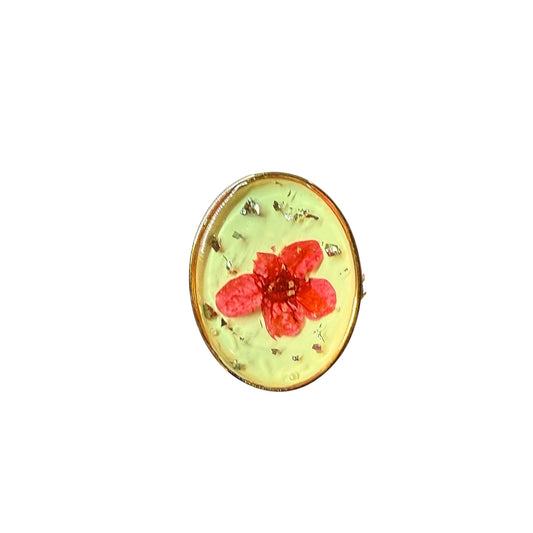 Dried Flower Adjustable Ring