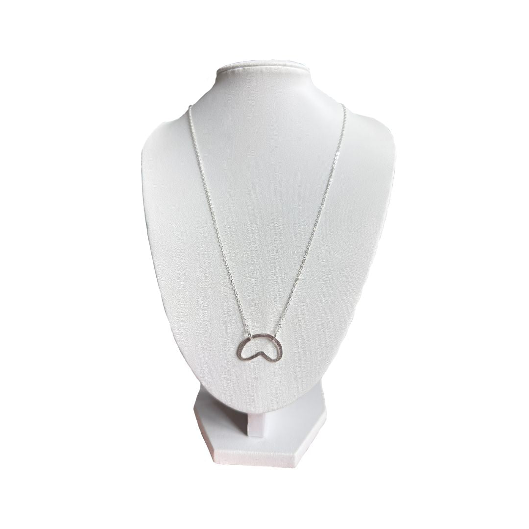 Bean Necklace - Sterling Silver
