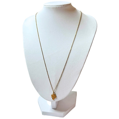 Monstera Leaf Necklace -Gold Plated