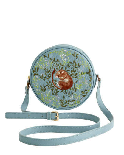 Embroidered Dormouse Circle Purse - Fable