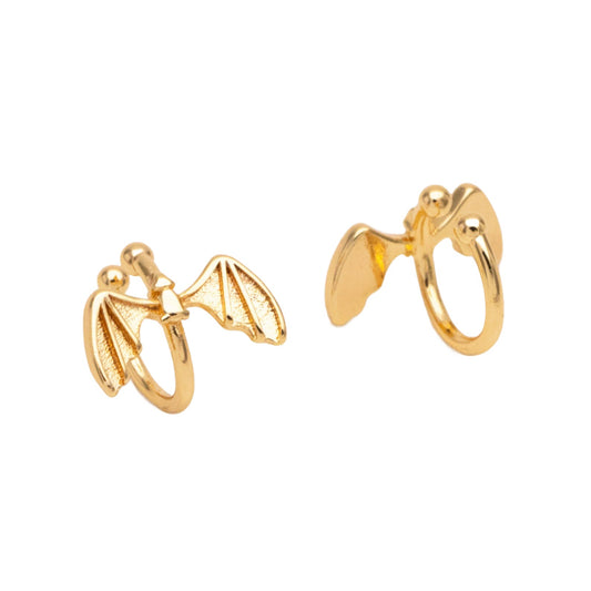 Bat/Dragon Wings Ear Cuff - Gold Plated