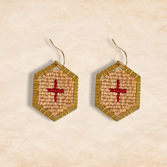 Medieval Beaded Earrings