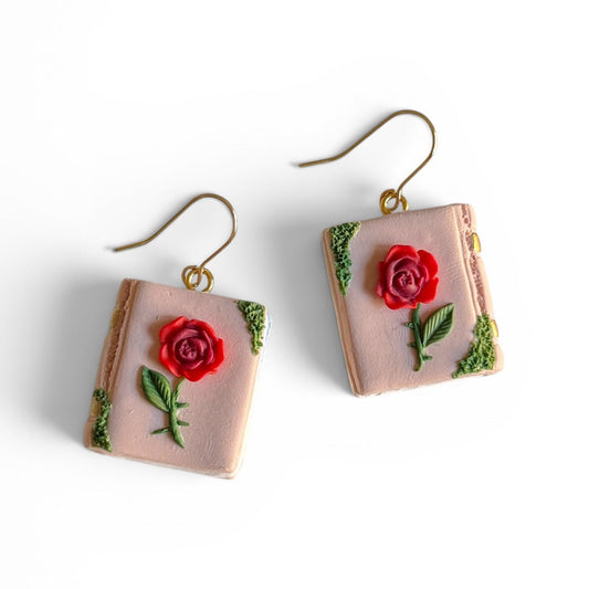 Romance Book Earrings