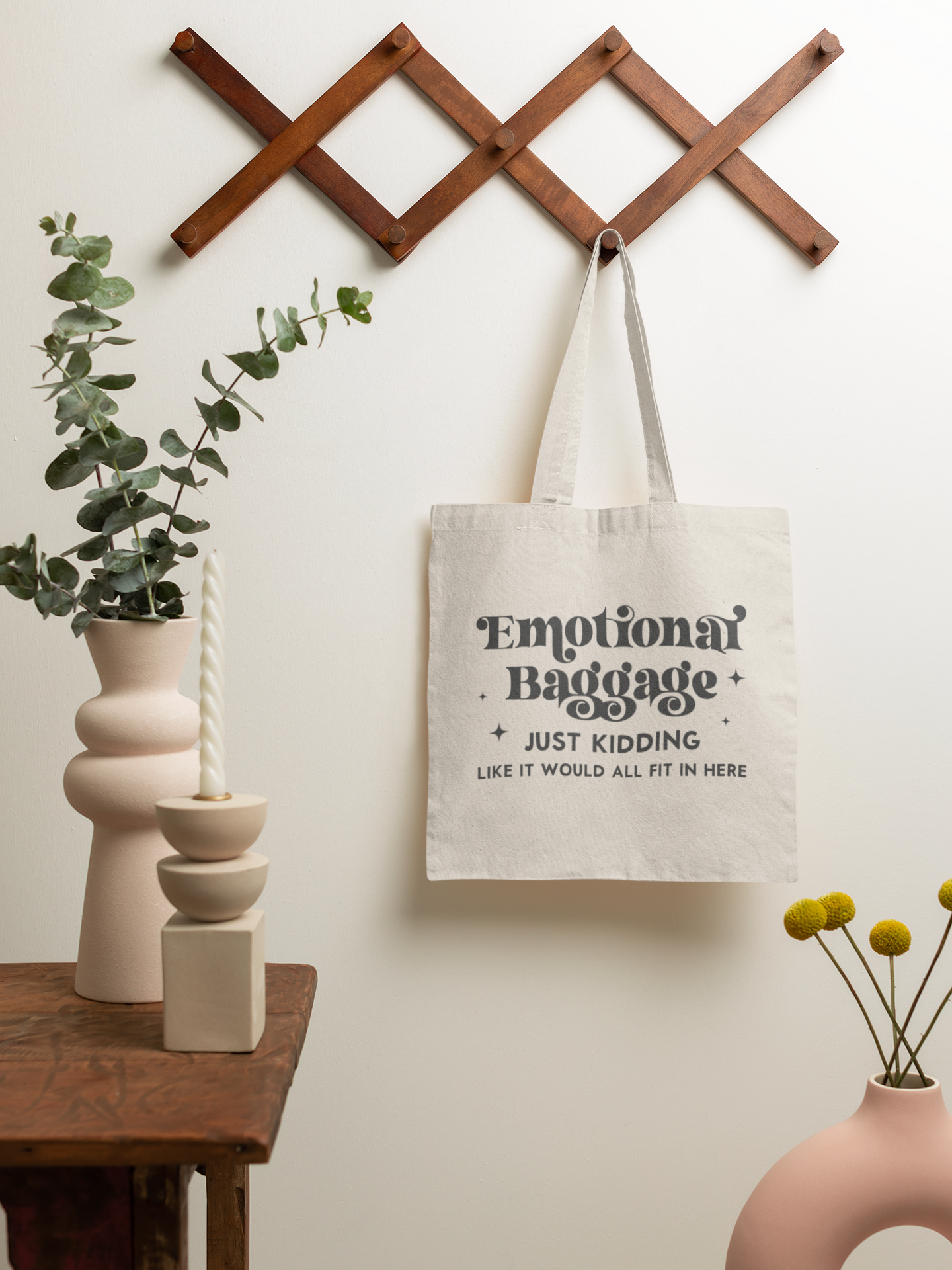 Emotional Baggage Tote Bag - Meraki Design Studio